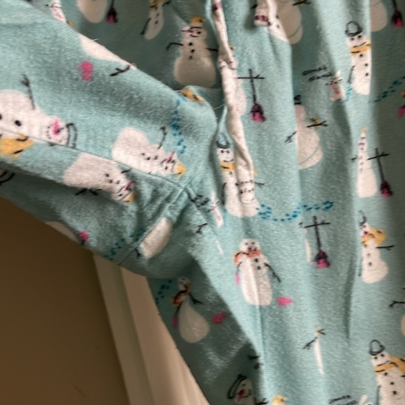 MunkiMunki Sz S Snowman Pajama Set - Picture 11 of 15